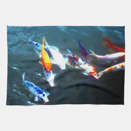 Koi Pond Theedoek (Horizontaal)