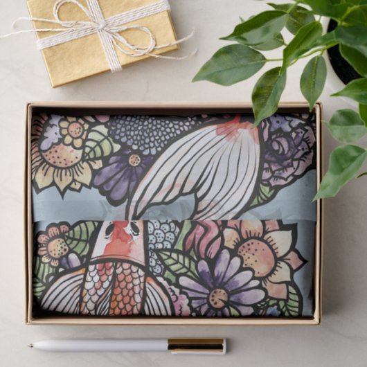 Koi Pond Tissuepapier (Geschenk)