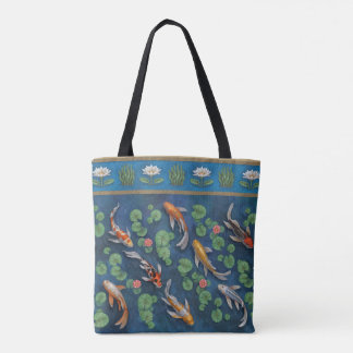 Koi Pond Tote Bag