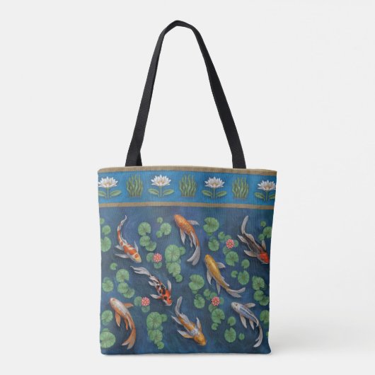 Koi Pond Tote Bag (Achterkant)