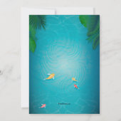 Koi Pond Uitnodiging (Achterkant)
