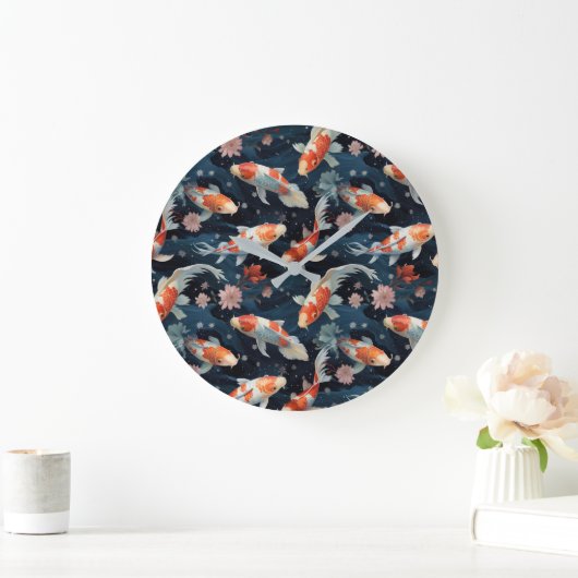 Koi Pond Wall Clock Grote Klok (Huis)