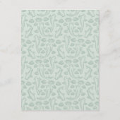 Koi Pond Wedding Guest Information Informatiekaartje (Achterkant)