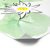 Koi Pond - White Background Poster (Hoek)