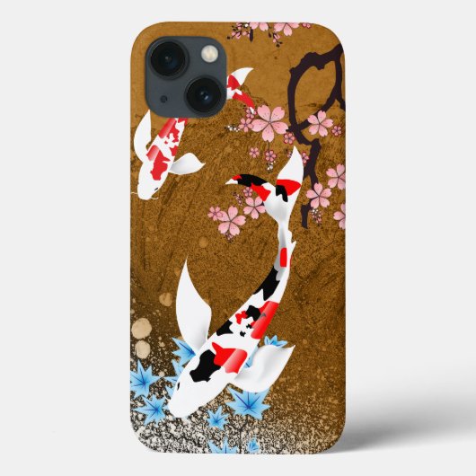 Koi Pond Wood: iPad-aircase Case-Mate iPhone Case (Achterkant)