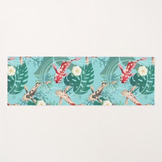 Koi Pond Yogamat (Voorkant (horizontaal))