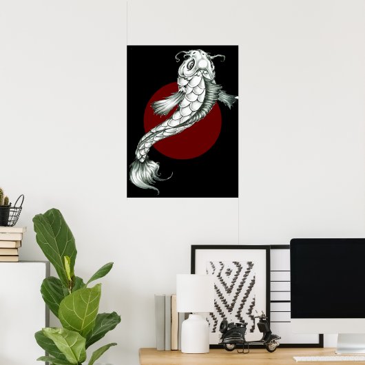 Koi Poster (Thuiskantoor)