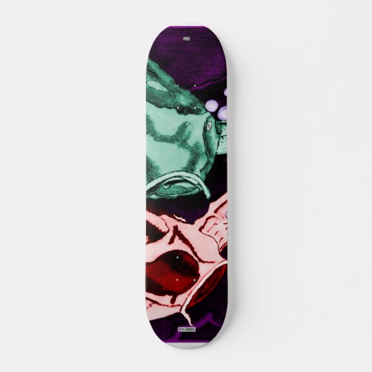 Koi (Psychedelic) Skateboard (Voorkant)