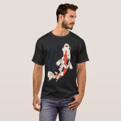 Koi Quote Don't Be Koi Fish  Japanese T-shirt (Voorkant volledig)