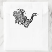 Koi Rechthoek Stickers (Tas)