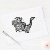 Koi Rechthoek Stickers (Envelop)