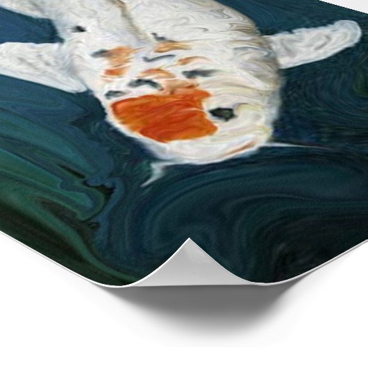 "Koi" - Reproduction Art Print (Hoek)