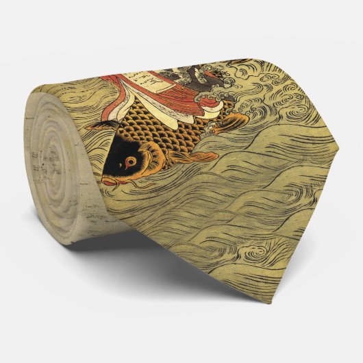 Koi Rider Stropdas (Opgerold)