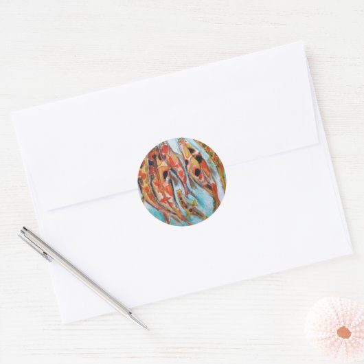 KOI RONDE STICKER (Envelop)