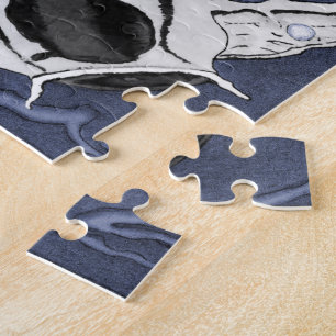 Koi (rood en zwart) legpuzzel