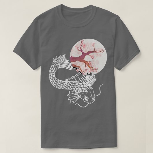 Koi Sakura Tree Luck Cherry Blossom Sakura Flower T-shirt (Design voorkant)