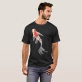 Koi-schets T-shirt (Voorkant volledig)