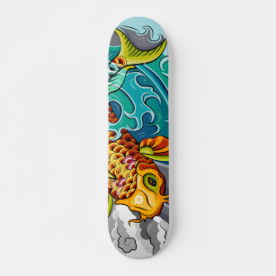 "Koi"-skateboard Skateboard