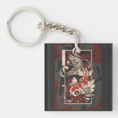 Koi Spirit – Bold Japanese Aesthetic Sleutelhanger (voorkant)