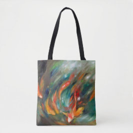 Koi Storm - Tote Bag met volledig opdruk