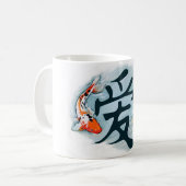 Koi Surround Love Koffiemok (Voorkant links)