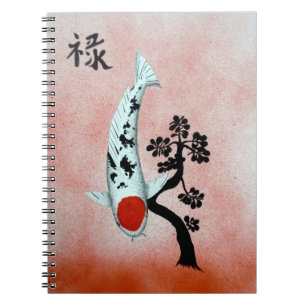 Koi Tancho Chinese Jade welvaart Notitieboek