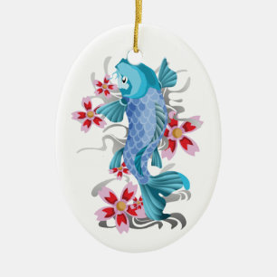 Koi Tattoo Keramisch Ornament