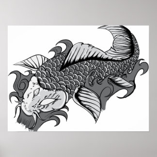 Koi-Tattoo - Poster