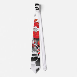 Koi-Tattoo: Traditioneel Japans ontwerp Stropdas