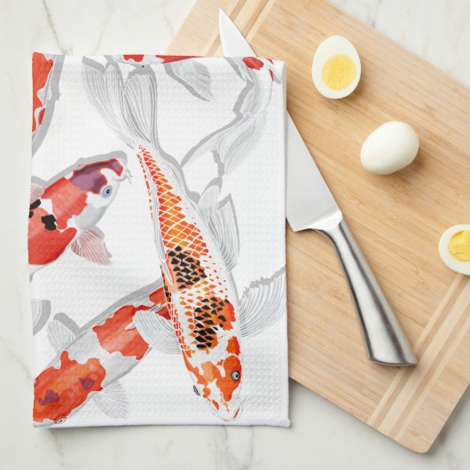 Koi Theedoek (Quarter Fold)