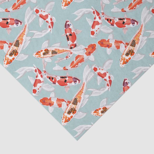 Koi Tissuepapier (Detail)