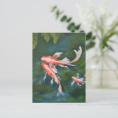 Koi Tranquility Briefkaart (Staand voorkant)