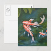 Koi Tranquility Briefkaart (Voorkant / Achterkant)
