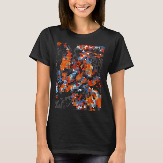 Koi Vereenvoudigd - Koi Schilderen T-shirt (Voorkant)