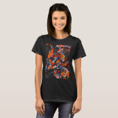 Koi Vereenvoudigd - Koi Schilderen T-shirt (Voorkant volledig)