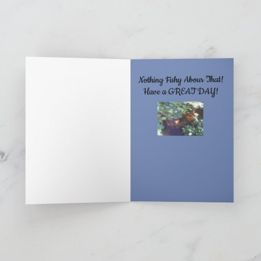 Koi Verjaardag Kaart (Binnen)