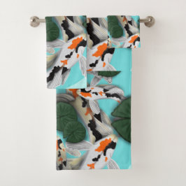 Koi-vijver Bad Handdoek