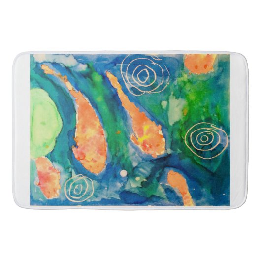 Koi-vijver Badmat (Voorkant)