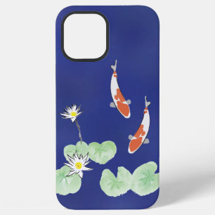 Koi Vijver Blauwe iPhone 12 Pro Max Hoes Hoesje