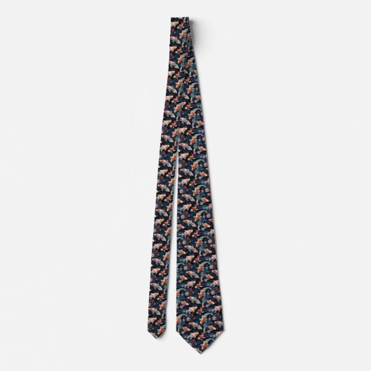 Koi Vijver Necktie Stropdas (Achterkant)