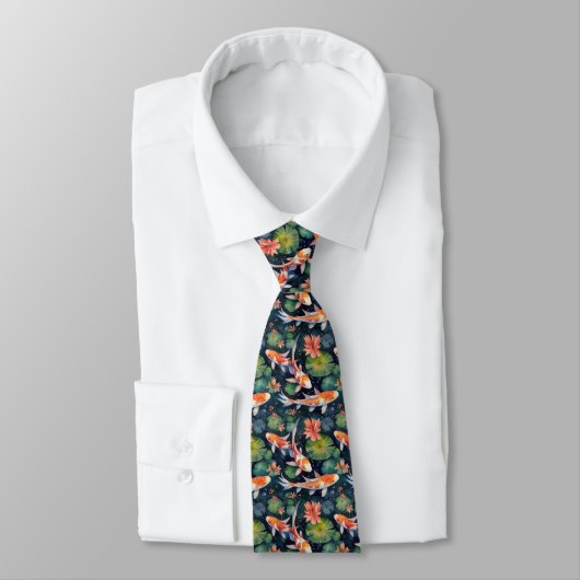 Koi Vijver Necktie Stropdas (Gebonden)