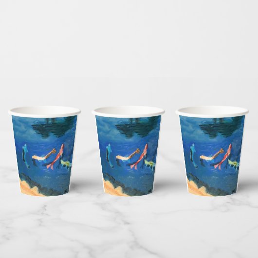 Koi Vijver Papieren Bekers (Multi)