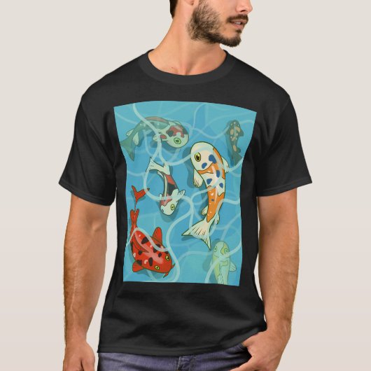 koi vis 2 t-shirt (Voorkant)