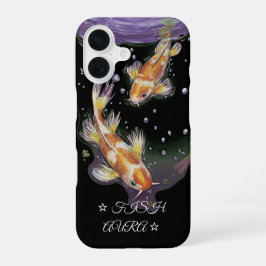 Koi Vis Aura Elegante Japanse Kunst Hoesje iPhone 16 Hoesje