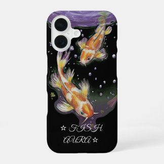 Koi Vis Aura Elegante Japanse Kunst Hoesje iPhone 16 Hoesje