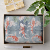 Koi Vis Bloemenvijver Decoupage Tissuepapier (Geschenk)