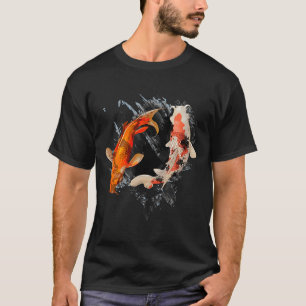 Koi Vis I Koi Karpervijver Japan Tattoo T-shirt