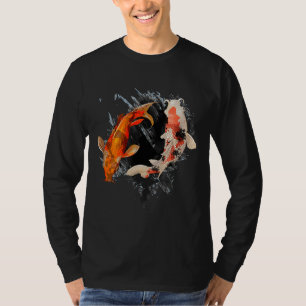 Koi Vis I Koi Karpervijver Japan Tattoo T-shirt