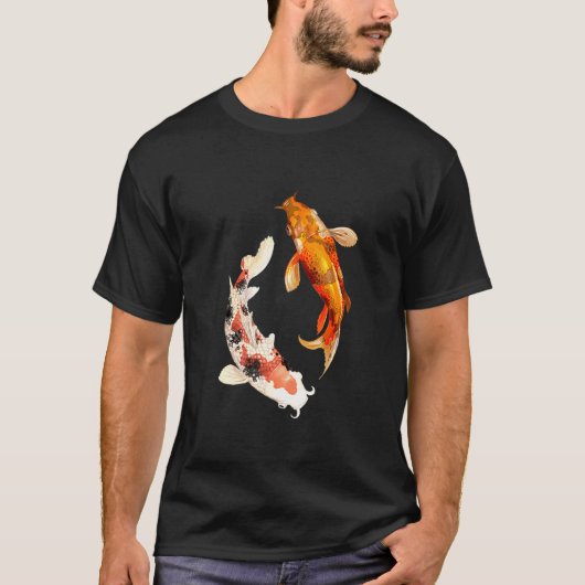 Koi vis in de vijver t-shirt (Voorkant)