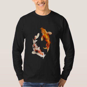 Koi vis in de vijver t-shirt